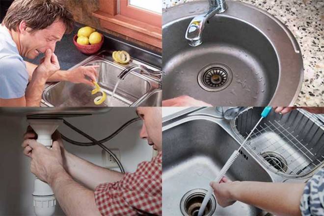 Как устранить запах из раковины на кухне в домашних условиях: самые эффективные методы