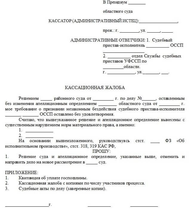 Обжалование решения суда по алиментам образец