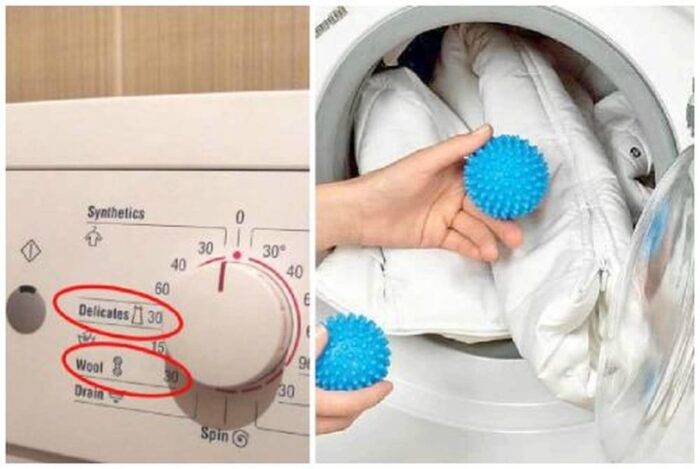 Чем и как стирать пуховик в стиральной машине в домашних условиях, чтобы пух не сбился