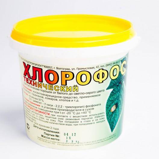 Хлорофос: инструкция по применению инсектицида и состав, нормы расхода