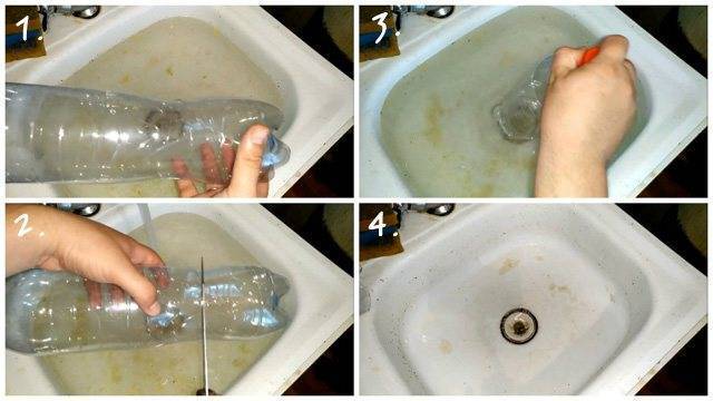 Как быстро прочистить засор в ванной подручными средствами?