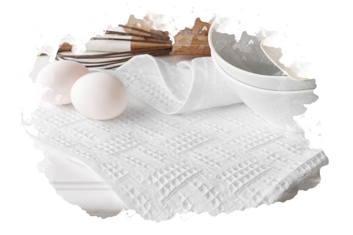 Кухонные полотенца: как отстирать и отбелить в домашних условиях без кипячения