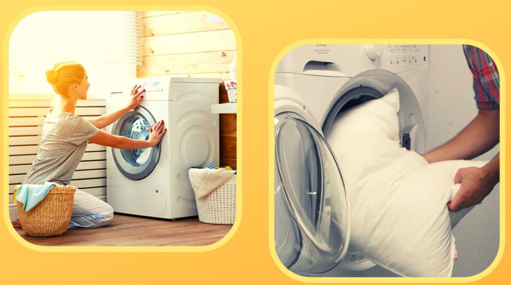 Как стирать подушки: в стиральной машине и вручную