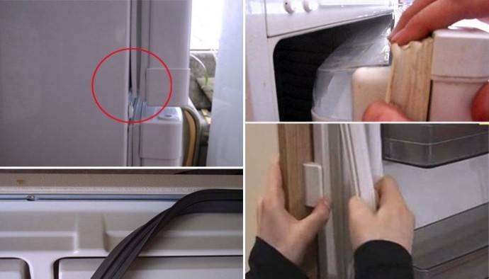 Как заменить уплотнительную резинку на холодильнике своими руками