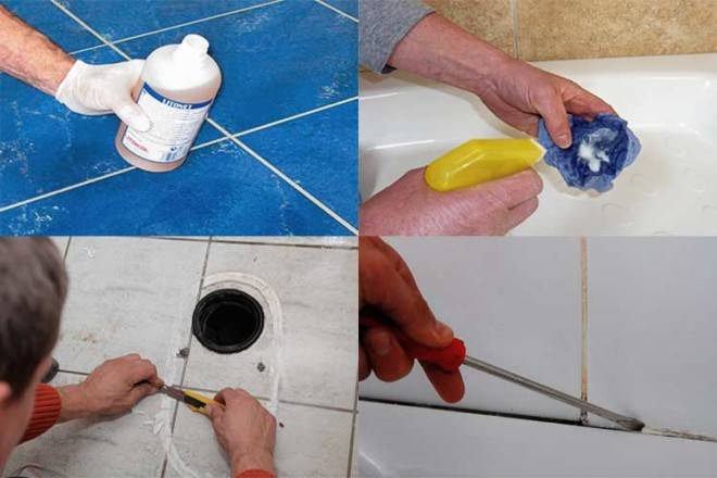 Как убрать силиконовый герметик с кафельной плитки в домашних условиях: эффективные способы и средства