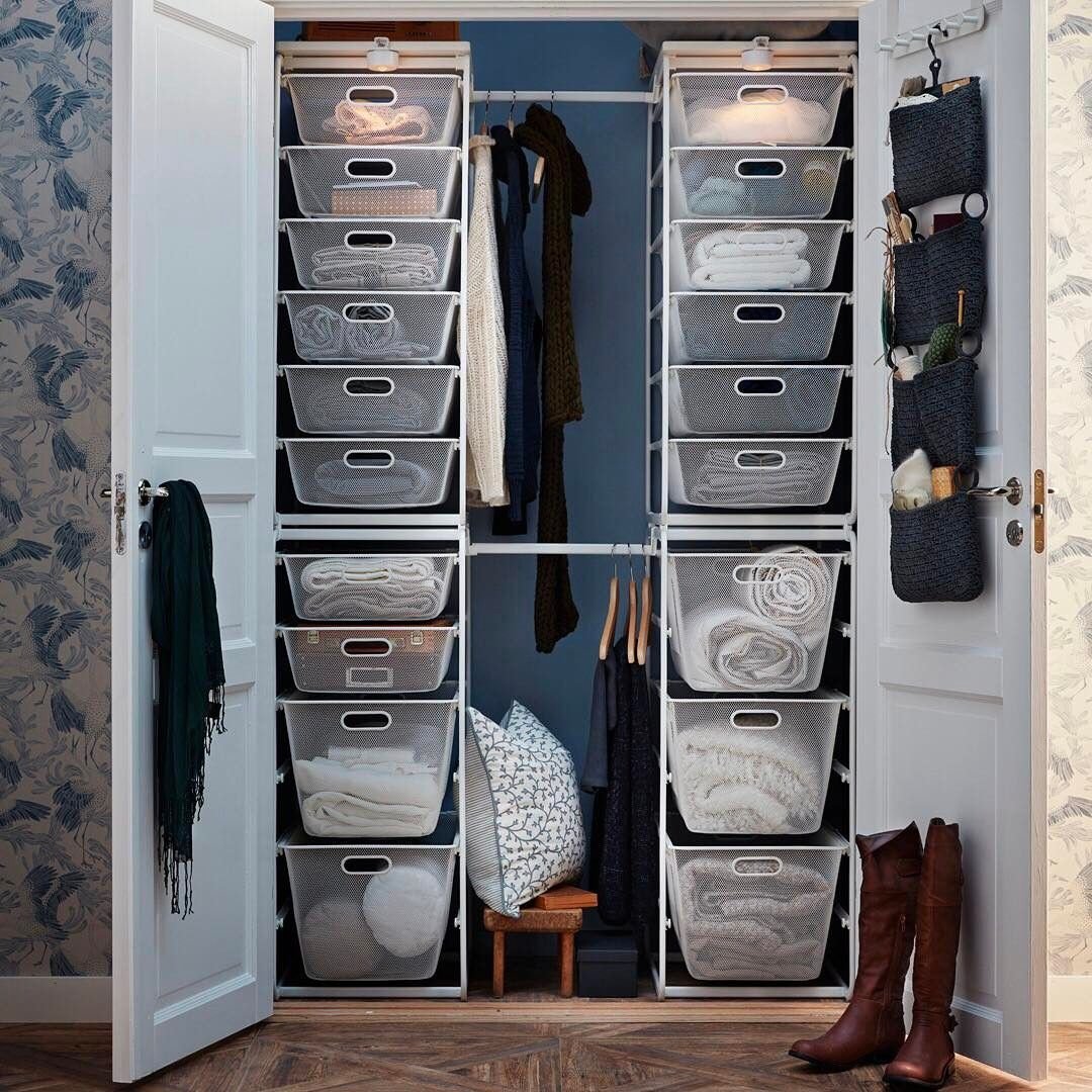 Как организовать пространство в шкафу чтобы было удобно