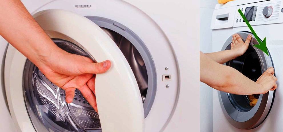Дверь стиральной машины не открывается после стирки: как устранить
