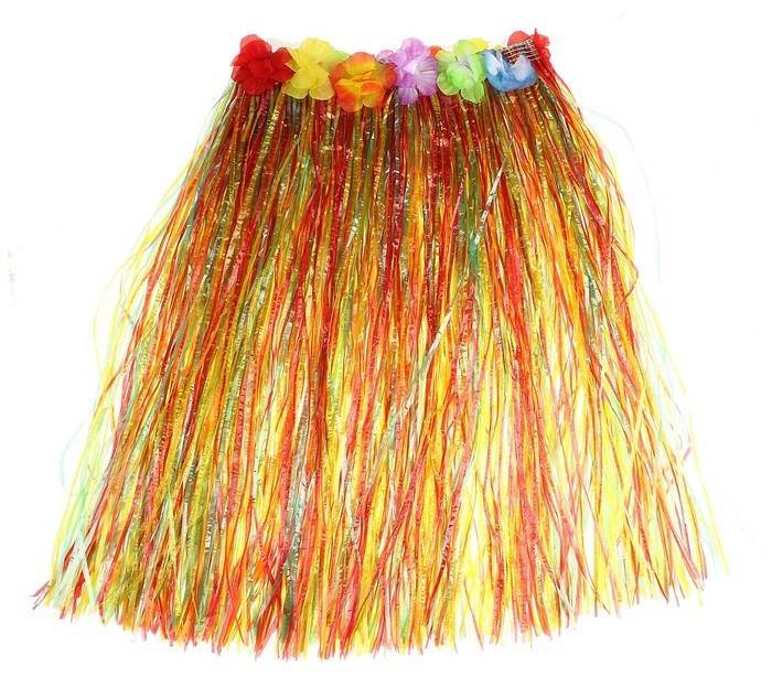 Гавайская юбка своими руками: из елочного дождика, ткани, цветов | категория статей на тему юбок