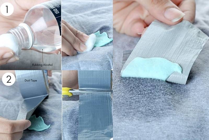 Советы опытных хозяек, как убрать слайм с ткани в домашних условиях