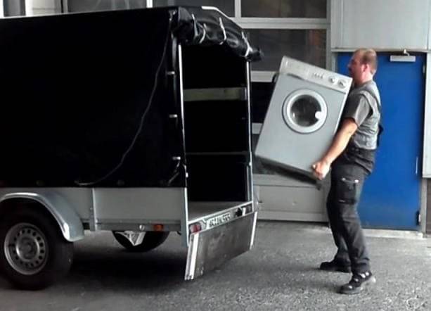 Как перевезти стиральную машину: в каком положении можно перевозить