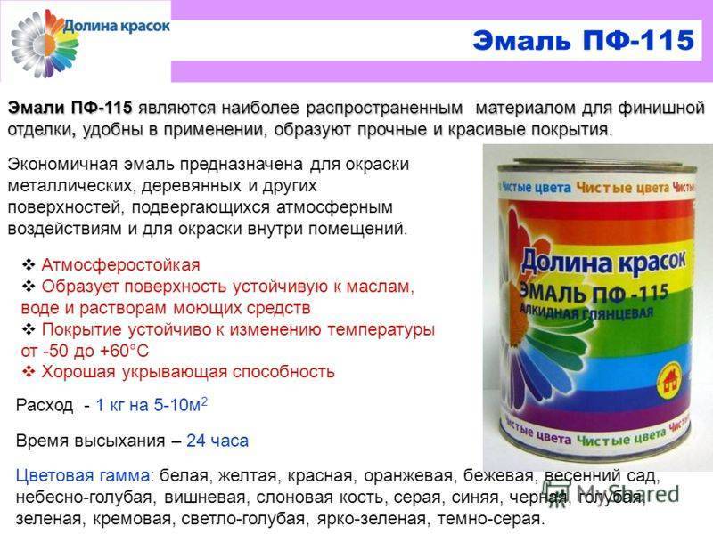 Эмаль пф-266 — характеристики и применение
