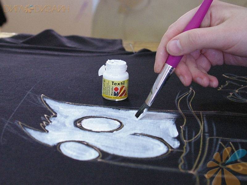 Обзор методов росписи акриловыми красками по разным типам ткани
