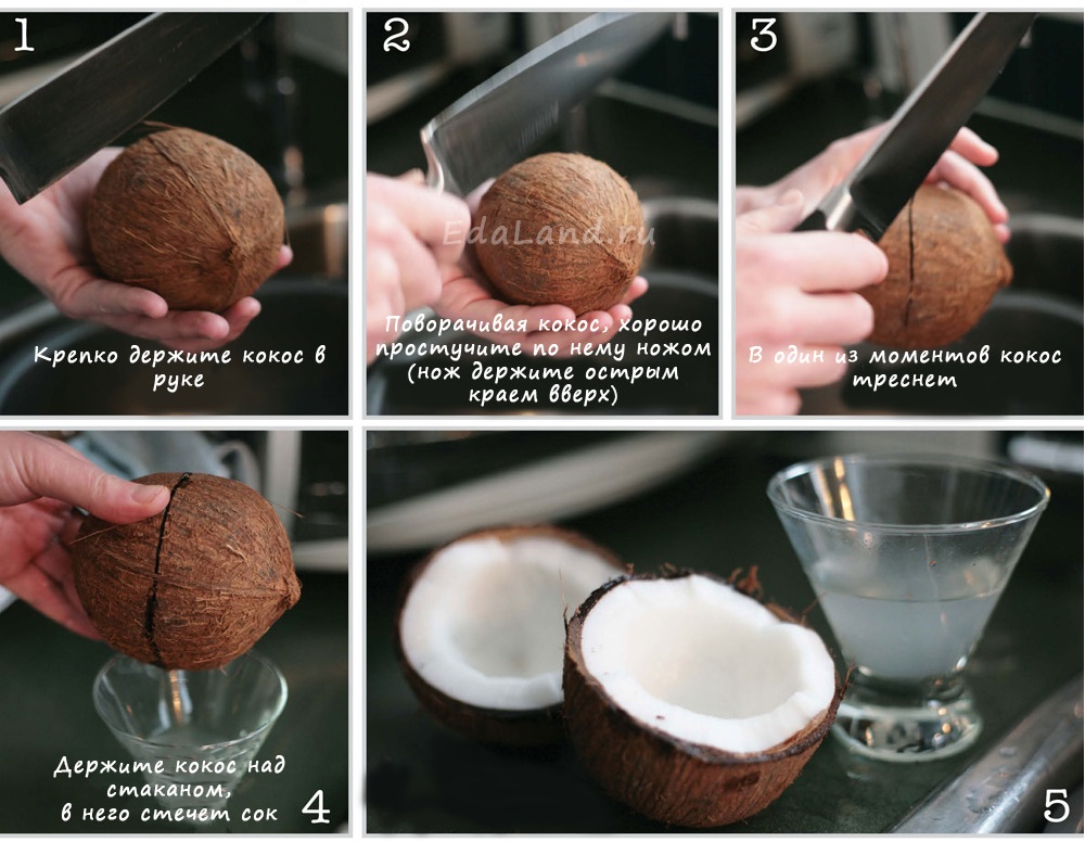 Как хранить кокос, также после вскрытия, чтобы не было плесени внутри, долго ли может не испортиться очищенный плод, его мякоть и стружка, сколько срок сберегания?