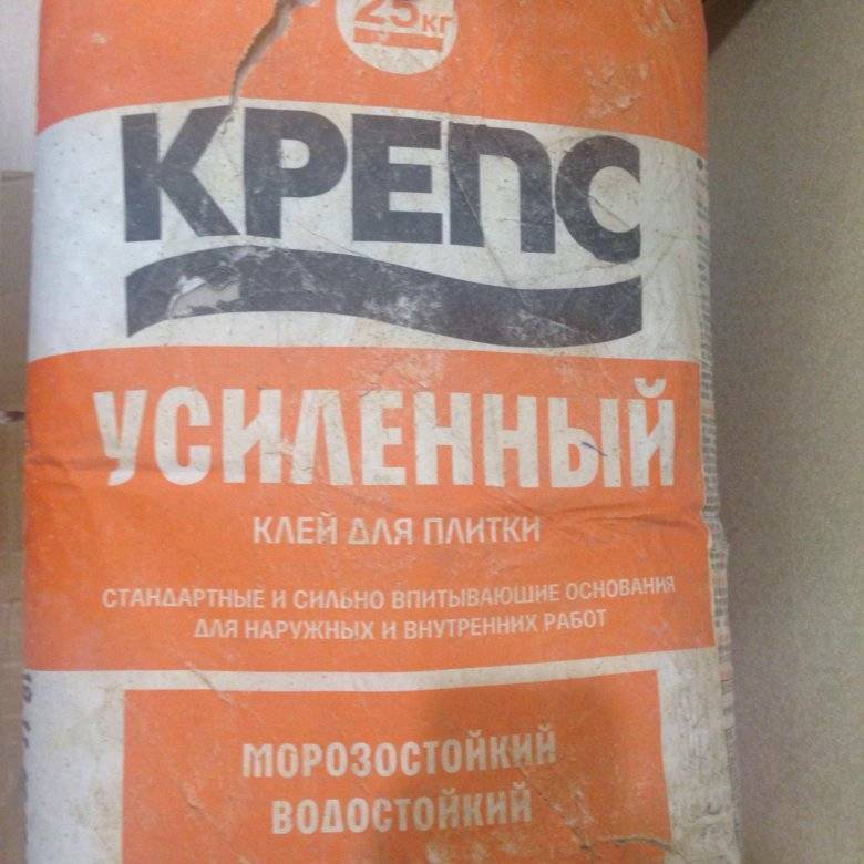 Свойства и инструкция по применению усиленного плиточного клея «крепс»