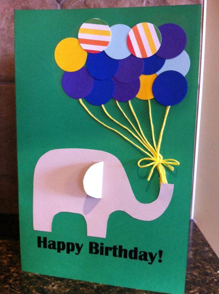 Как сделать открытку на день рождения своим близким?