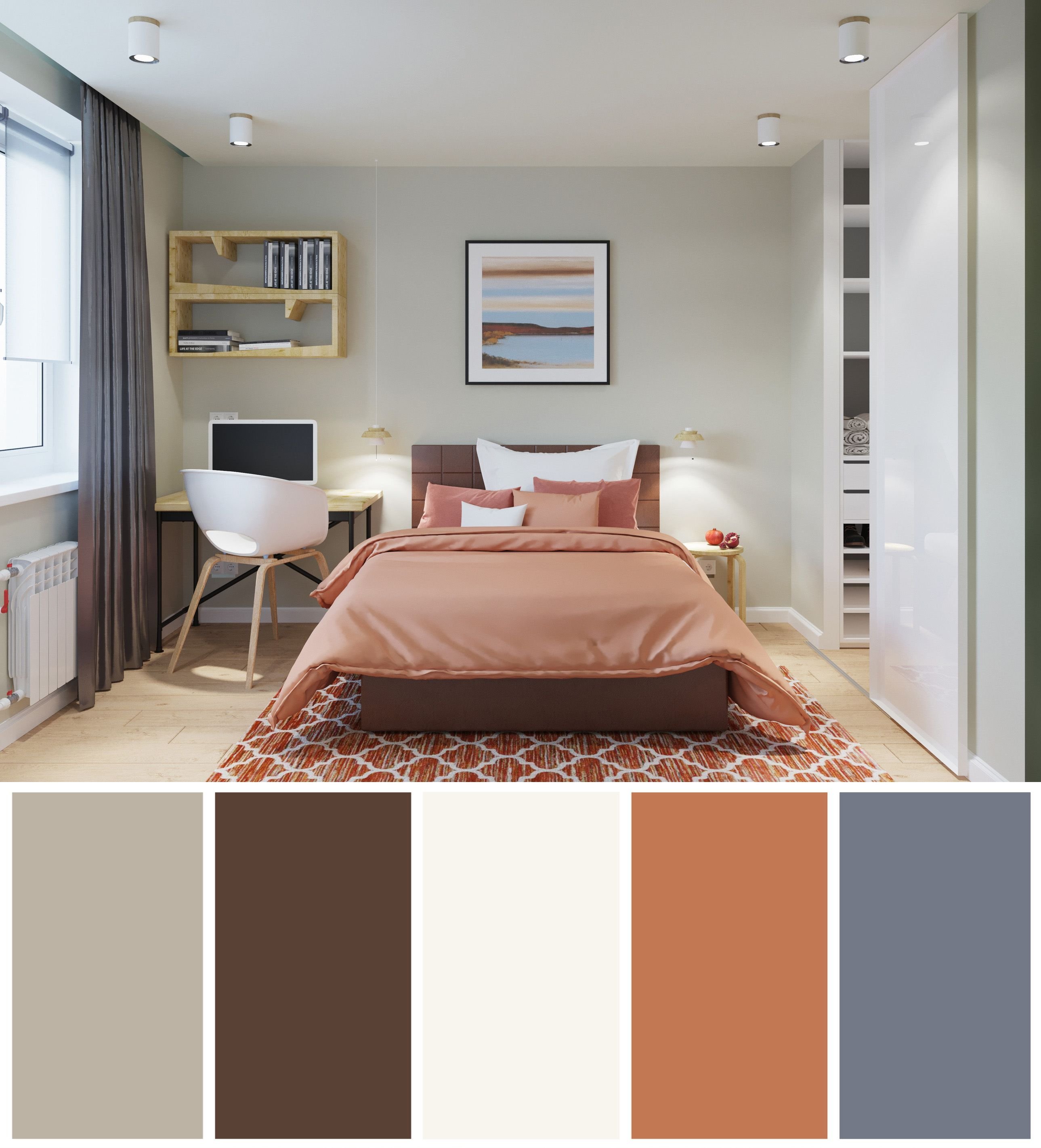 Какой цвет лучше выбрать для спальни, сочетания оттенков и правила оформления интерьера