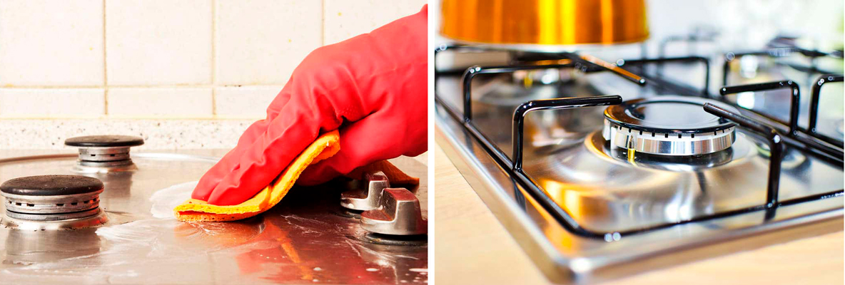 Как в домашних условиях отмыть решетки газовой плиты