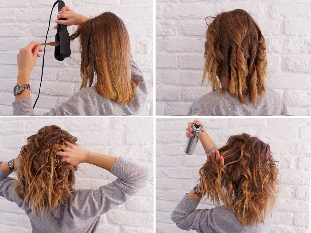 Как сделать волнистые волосы на короткие, средние и длинные волосы, пляжные, голливудские и легкие волны - уход за волосами