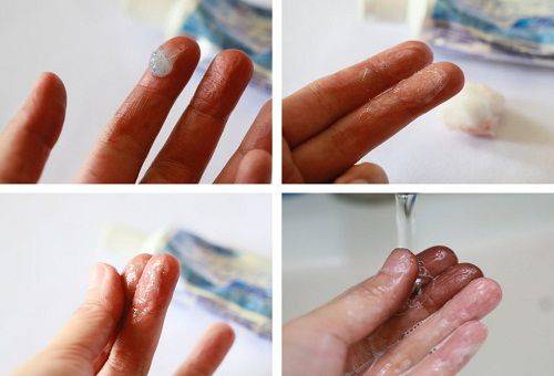 Чем оттереть краску для волос с кожи лица, рук и ногтей: домашние способы выведения пятен от красителя на основе мыла, кефира, соды, зубной пасты, масла, лимона, уксуса