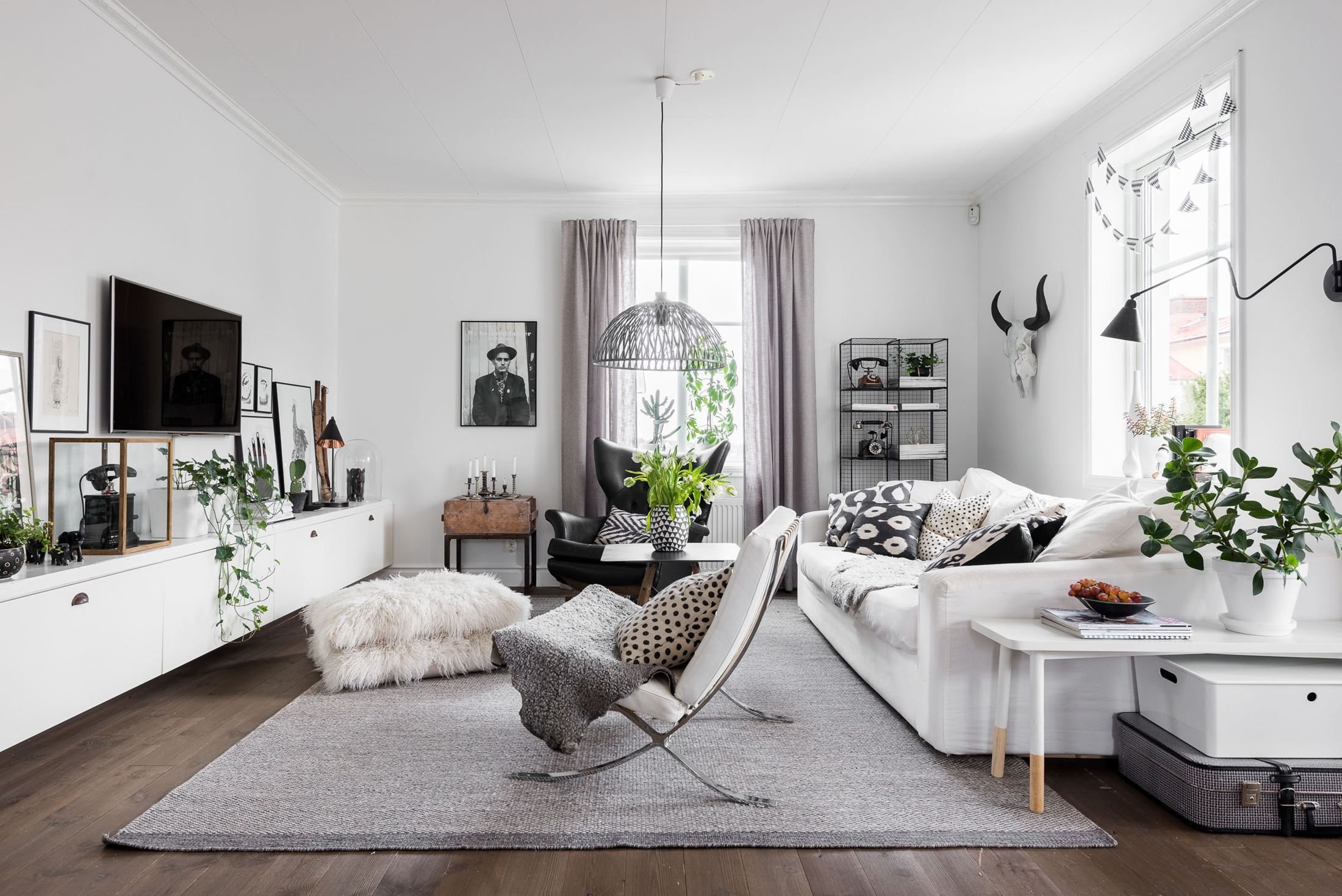 Гостиная в скандинавском стиле: 50 фото идей дизайна интерьера, спальня