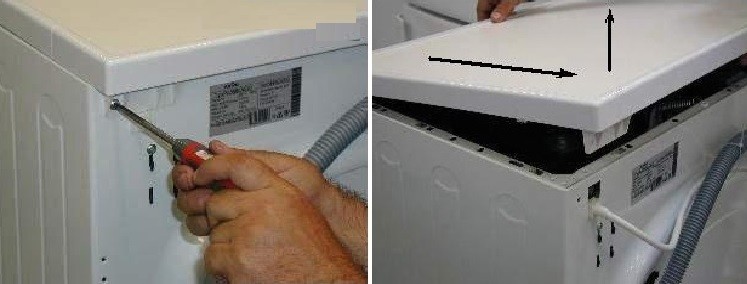 Как снять верхнюю крышку со стиральной машины: индезит, lg, samsung и других брендов