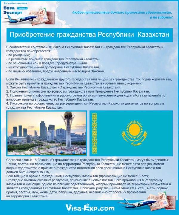 Как в казахстане сделать российское гражданство в 2021 году
