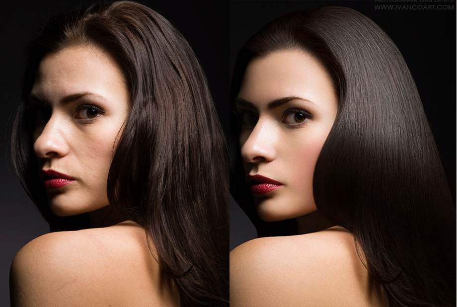 Как аккуратно вырезать волосы в photoshop