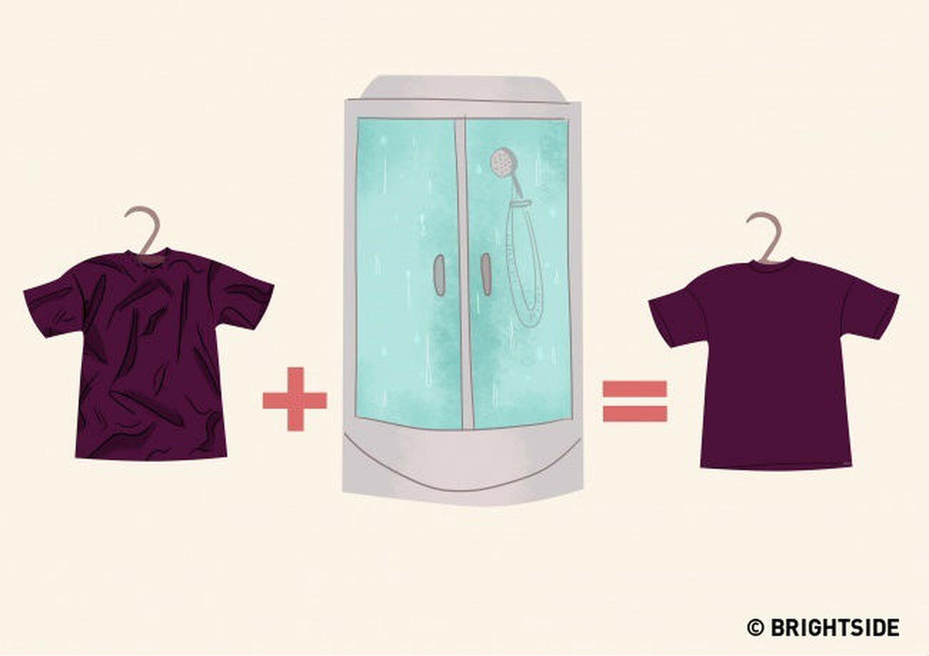 Как погладить одежду без утюга в домашних условиях