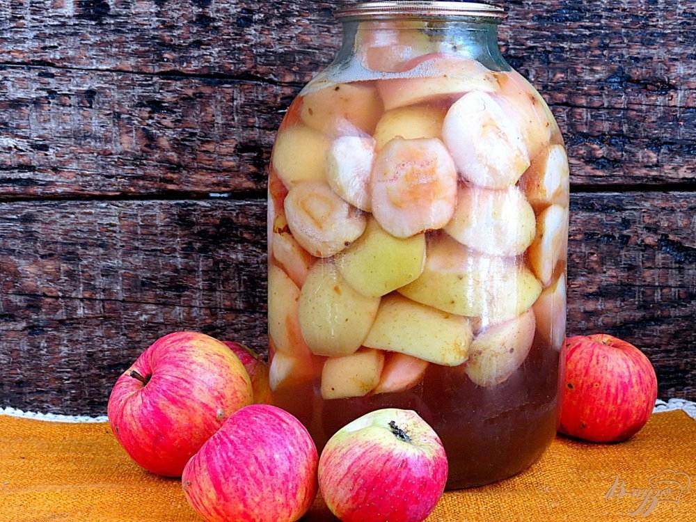 Готовим компот из яблок на зиму: 14 вкусных рецептов +отзывы