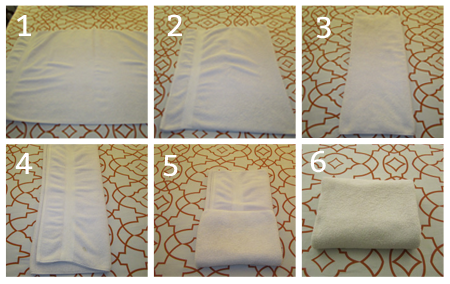 Как сложить постельное белье компактно в наволочку пошагово
