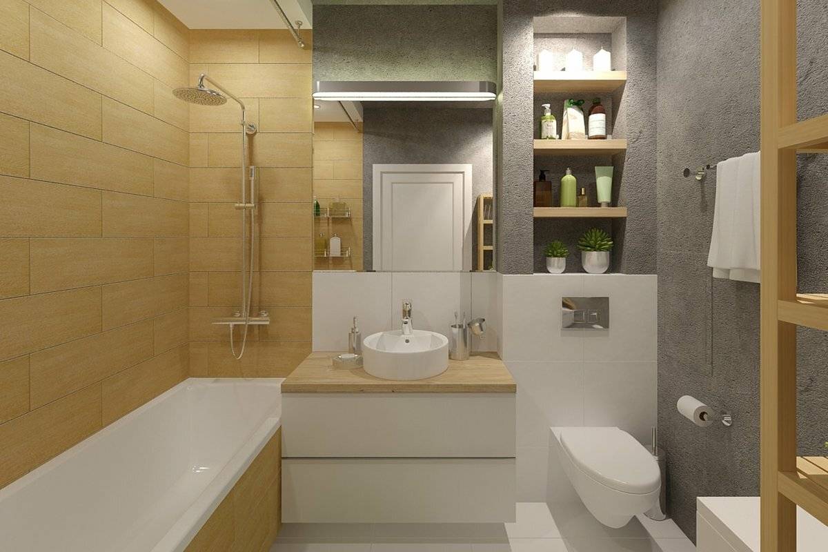 Дизайн ванной и туалета: интерьер раздельного санузла, раздельно в одном стиле