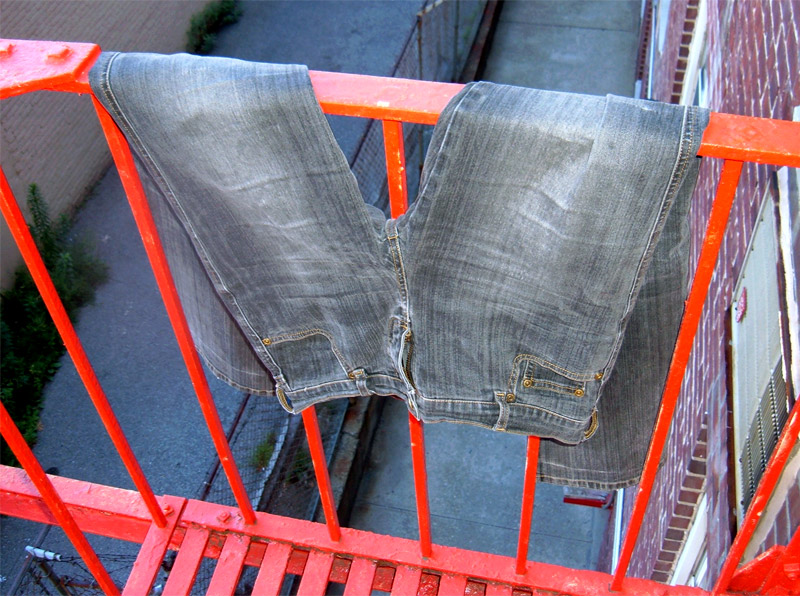 Экстремально быстрые способы сушки джинсов