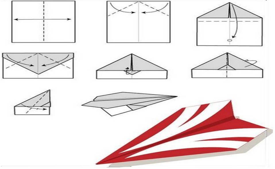 Как сделать из бумаги самолет который летает 100-10000000000000 метров? ✈