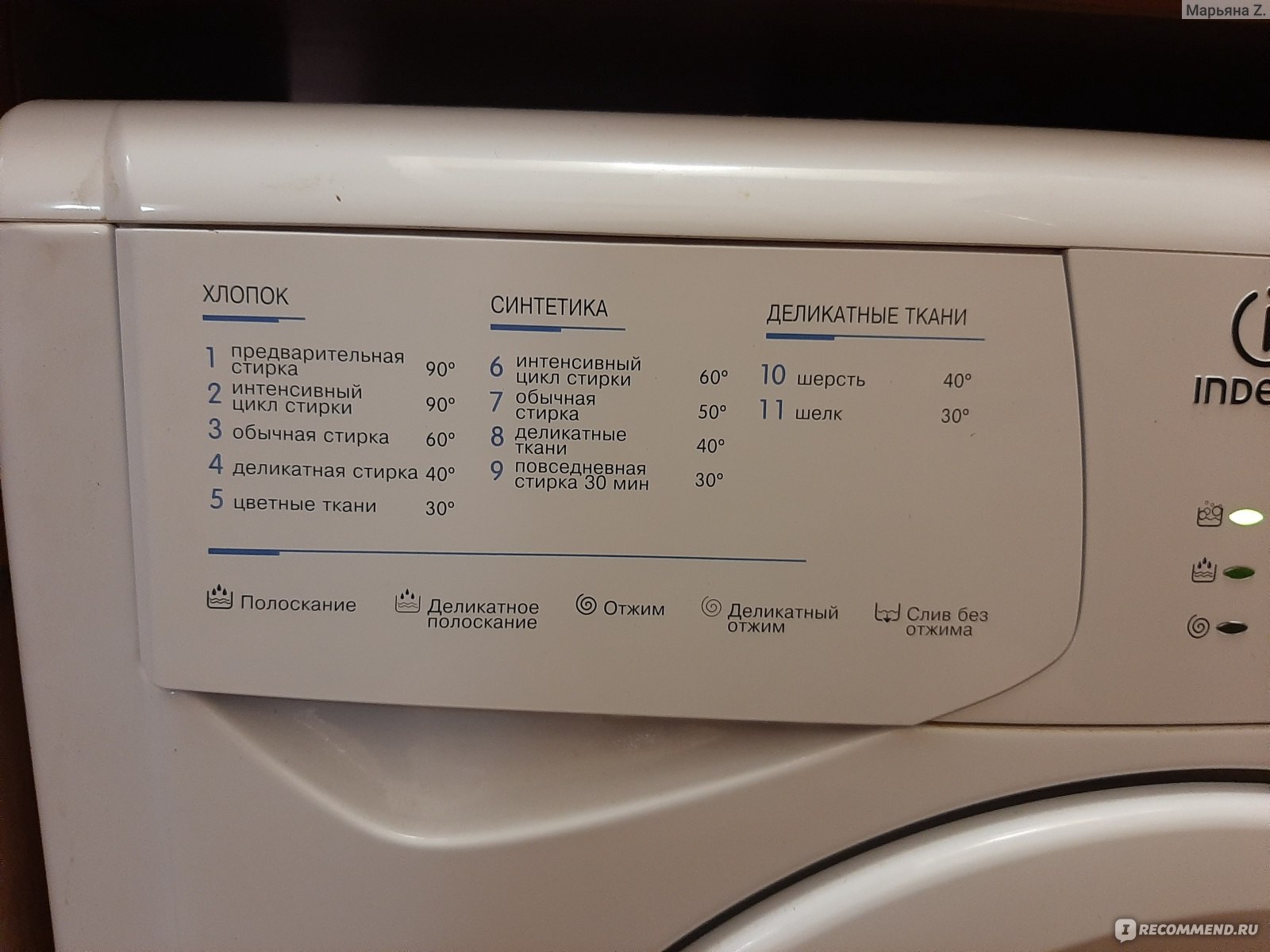 Устройство стиральной машины индезит с вертикальной загрузкой