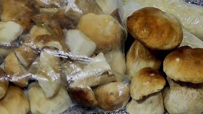 Как правильно замораживать на зиму  белые грибы?