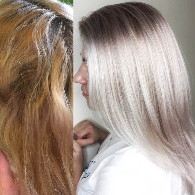 Окрашивание осветленных волос – через сколько и можно ли краситься сразу после процедуры, чем и как покраситься в темный цвет