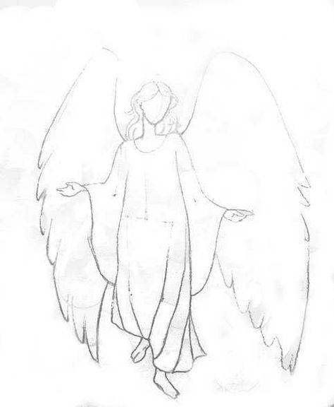 Как нарисовать ангела: пошаговая инструкция :: syl.ru