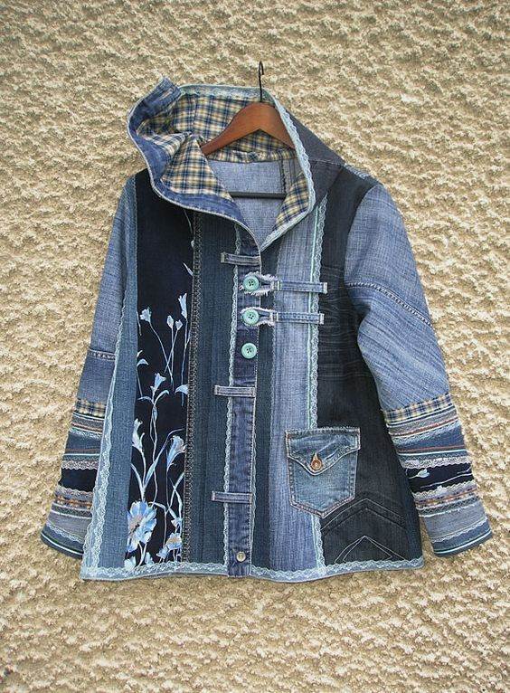 Как украсить джинсовую куртку своими руками и фото декора старой джинсовой куртки