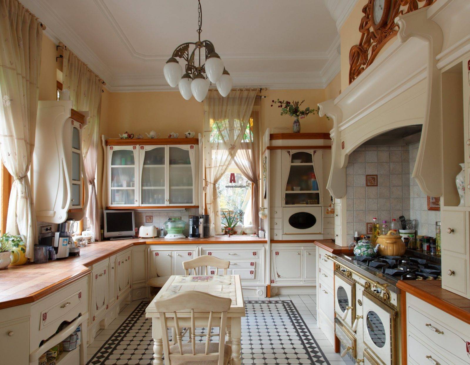 Дизайн красивых кухонь в стиле прованс: 240+ фото современных оформлений (стены, потолок, шторы)