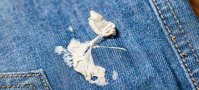 Как убрать супер клей с джинс дома: эффективные способы очистки