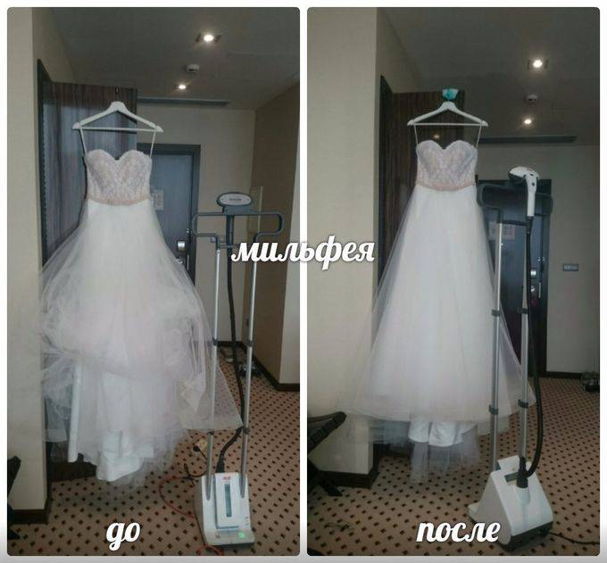 Как погладить свадебное платье в домашних условиях утюгом или отпаривателем