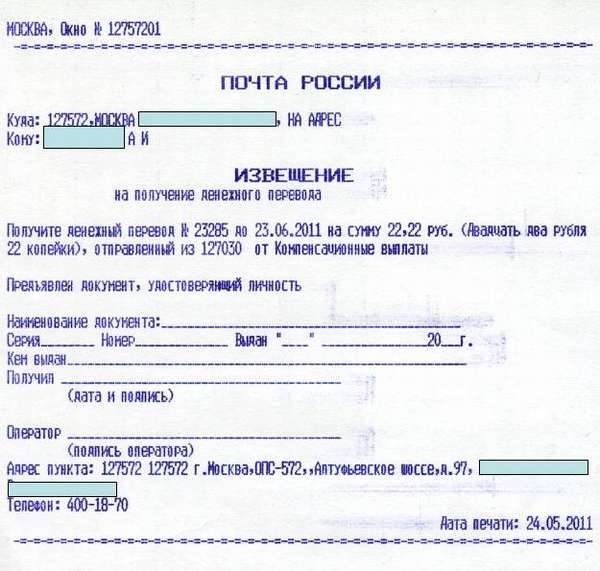 Денежный перевод форсаж почта россии, сроки доставки по россии