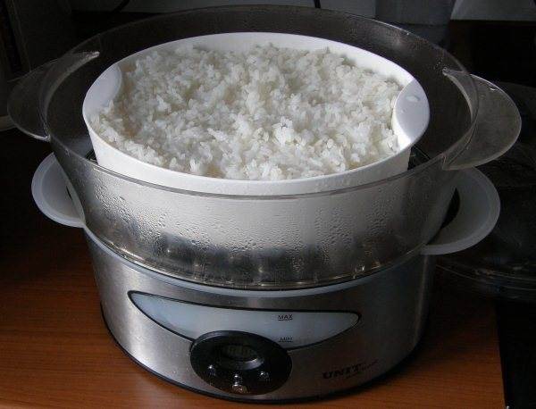 Рис на пару — пошаговый рецепт с фото