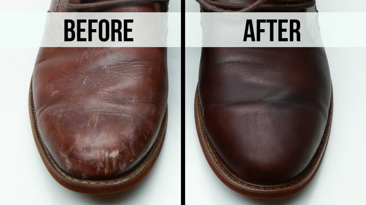 Как самостоятельно убрать царапины с обуви или куртки из кожи?