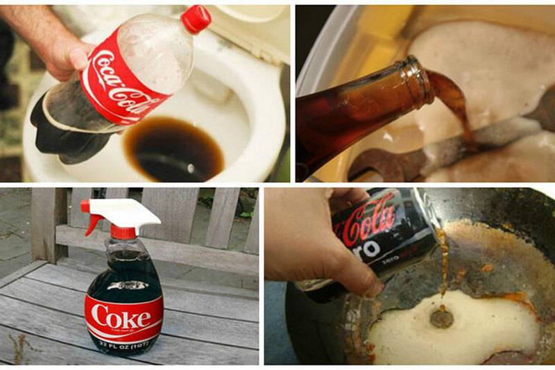 Отмывает ли Кока-Кола ржавчину и как правильно ее применять?
