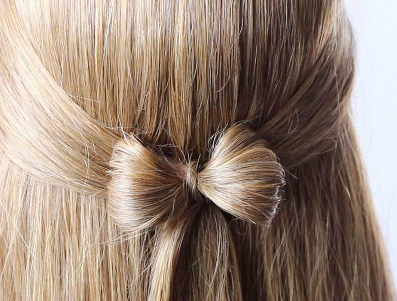 4 идеальных способа, как легко сделать бантик из волос за считанные минуты. подробно о прическах с бантиком для любой длины волос.
