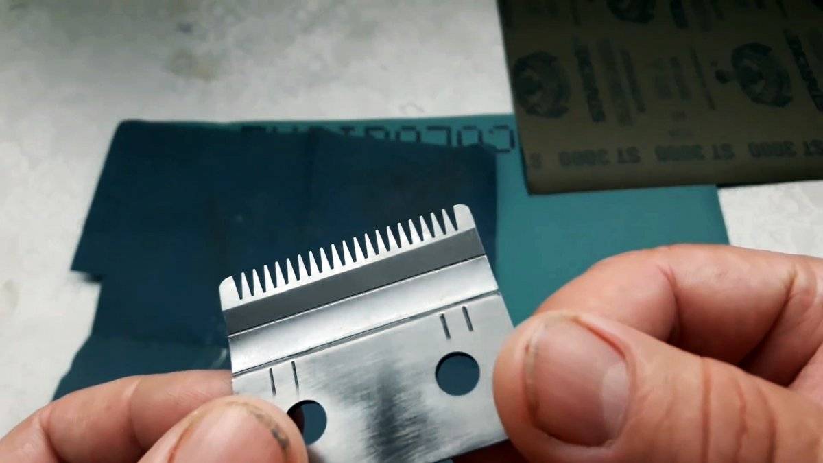 Как заточить ножи на машинке для стрижки волос?