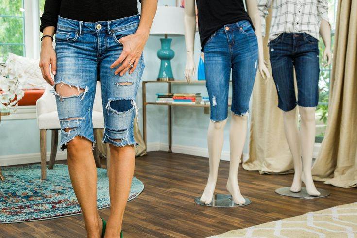 Как обрезать джинсы под шорты, сделать женские или мужские шорты