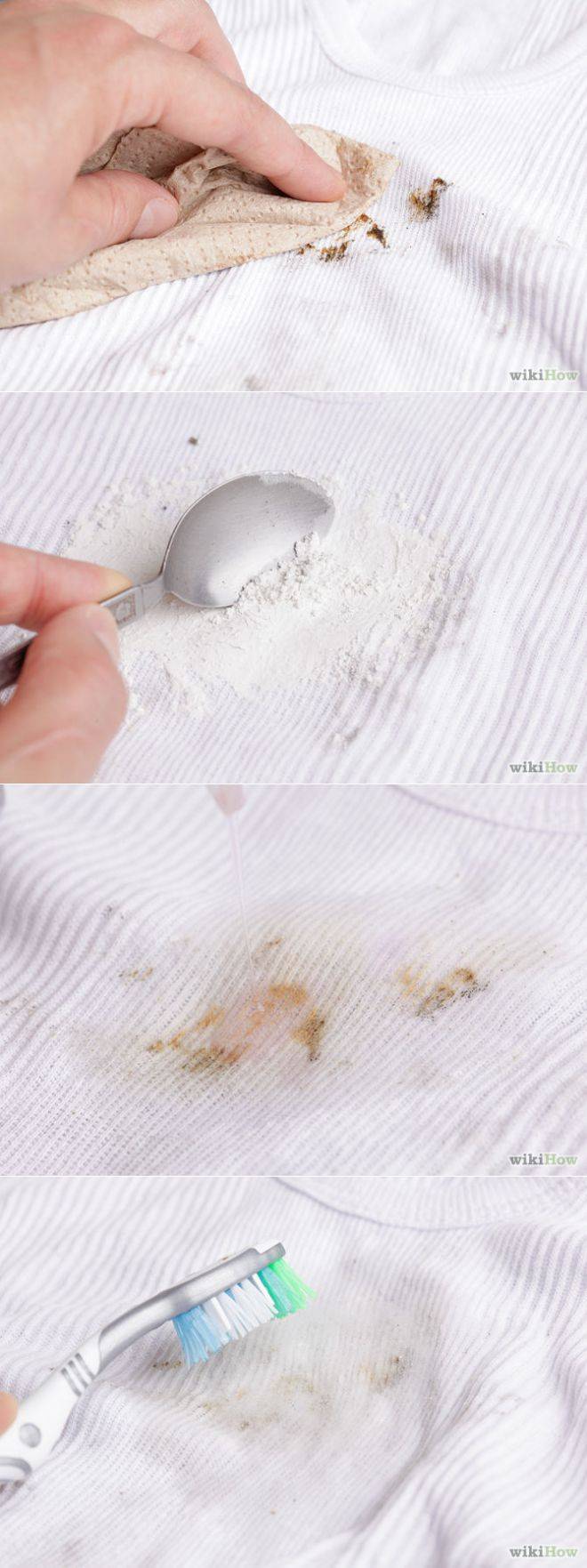 Чем отмыть одуванчик с одежды