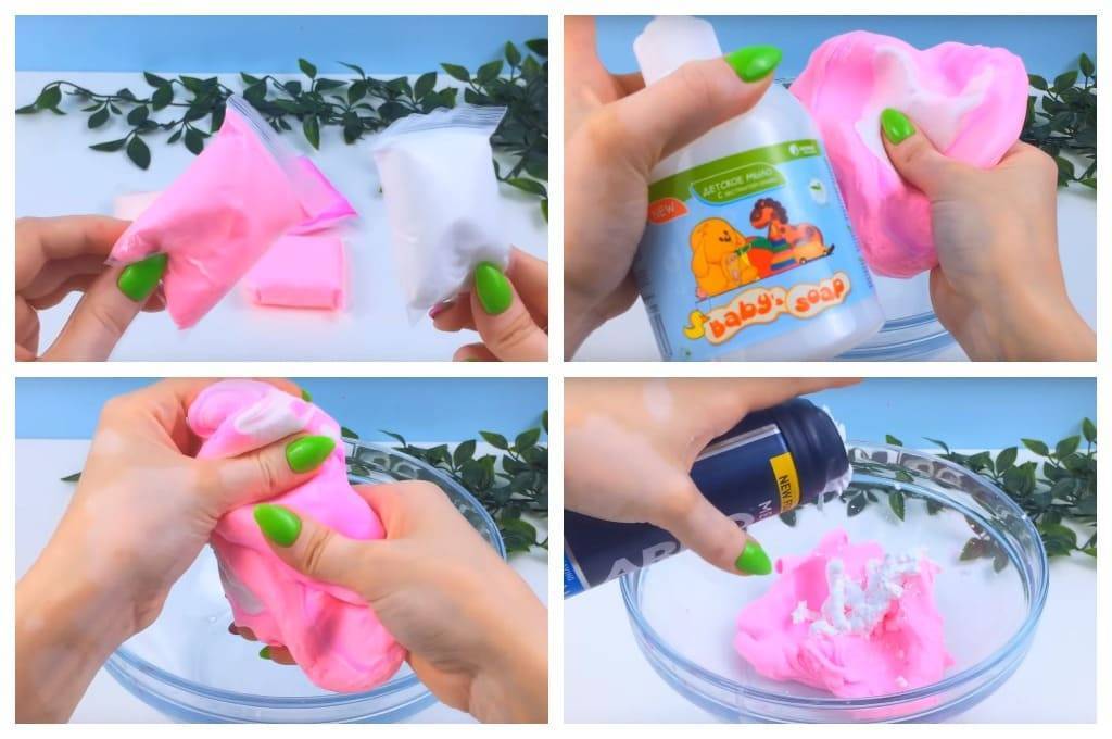 Как сделать слайм из пластилина: рецепты с воздушным, мягким, шариковым